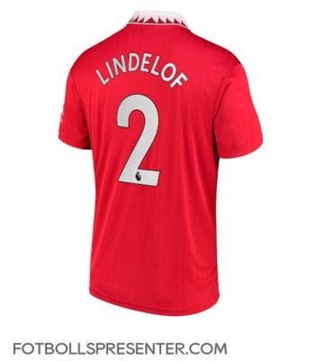 Manchester United Victor Lindelof #2 Hemma Matchtröja 2022-23 Kortärmad